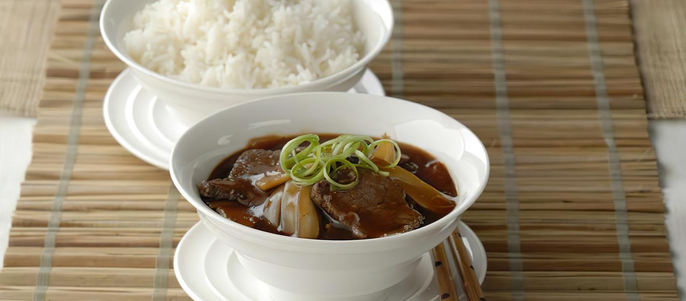 Beef Steak with Oyster Sauce and Bamboo Shoot