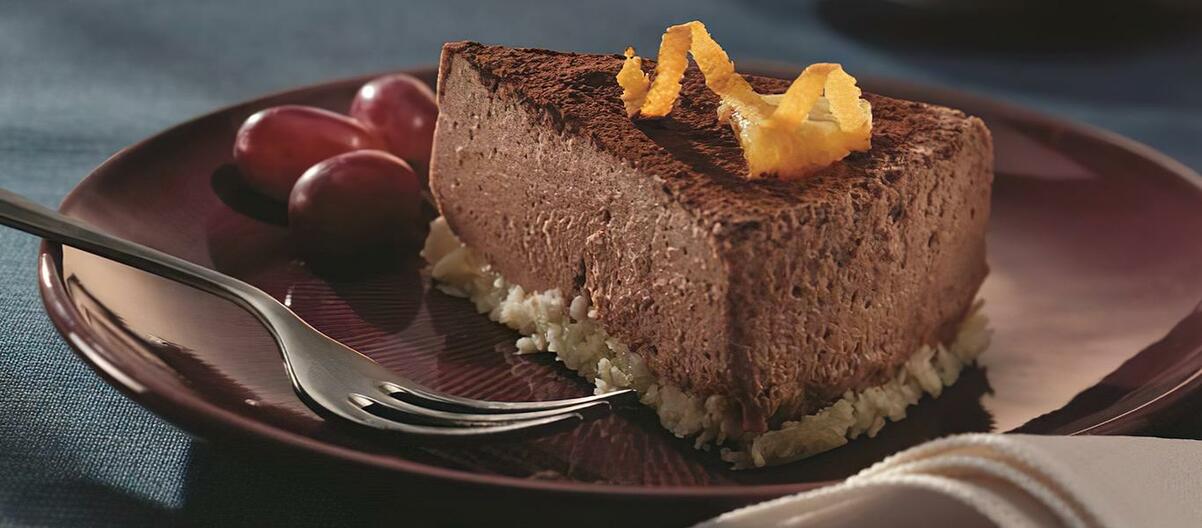 Cocoa and Coconut Cream Cake