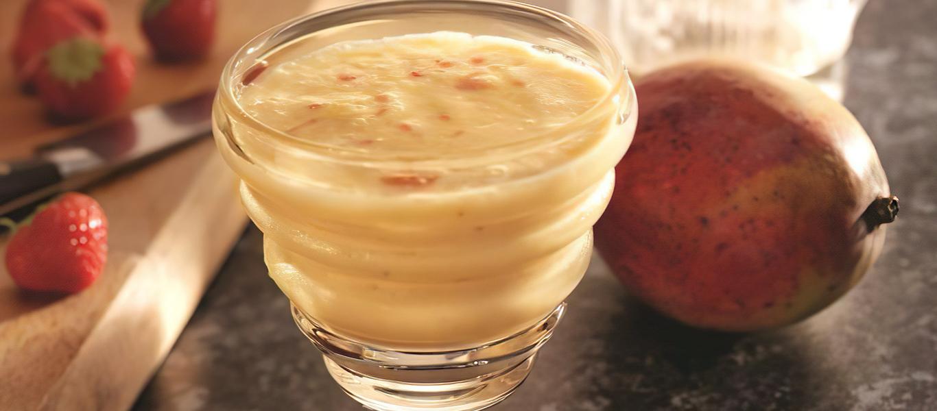 Mango and Strawberry Milk Shake