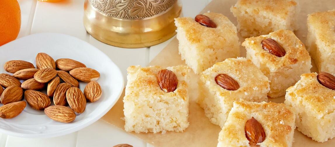 Coconut Basbousa