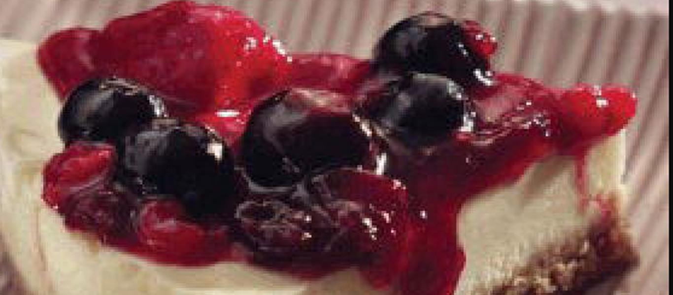 كعكة الجبنة بالتوت