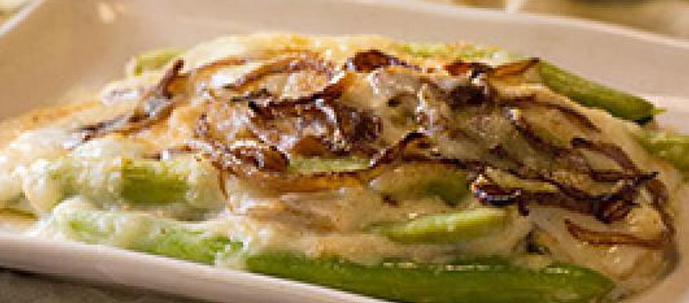 Green Bean & Onion Béchamel