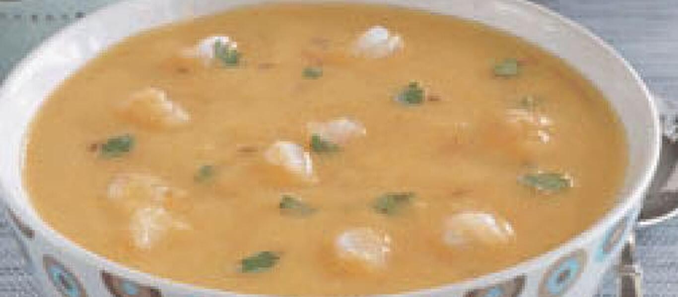 Prawns and Lentil Soup