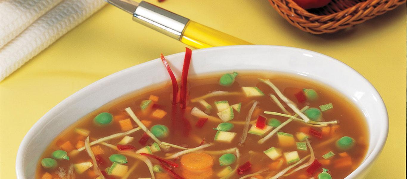 Zucchini and Cabbage Spring Season Soup