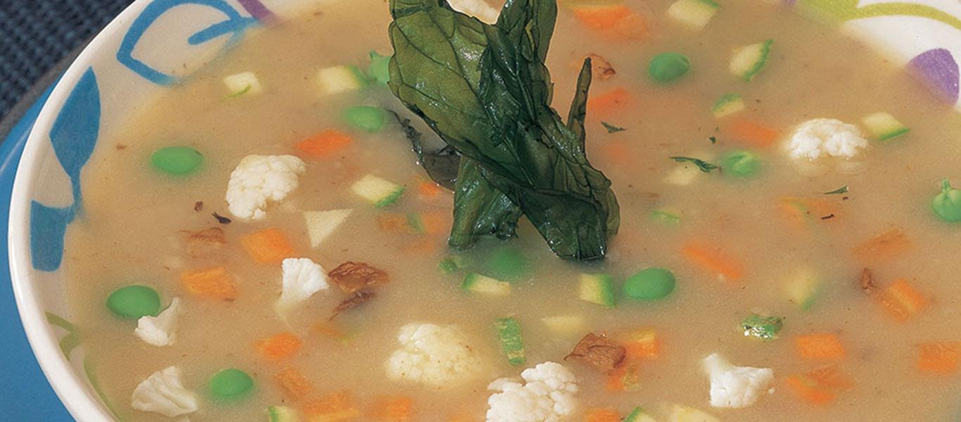 شوربة خلاصة الخضار