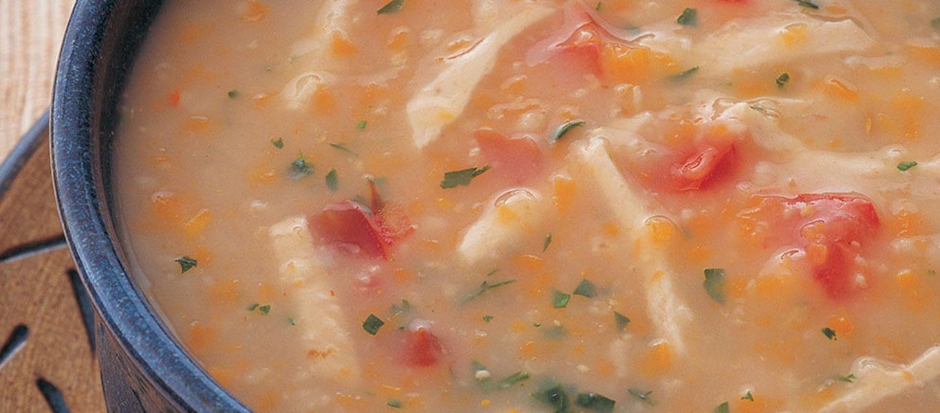 Cream of Chicken and Carrot Soup