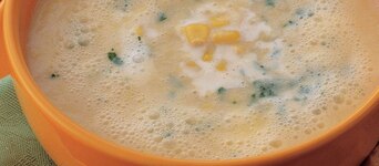 شوربة الذرة والكريما
