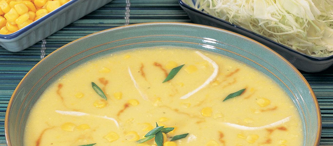 Sweet Corn and Egg Soup