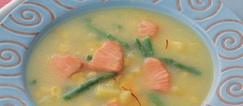 Salmon and Asparagus Soup