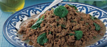 Syrian Spinach and Meat Stew