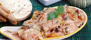 Fish and Shrimps Gratin