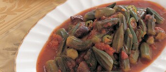 Saudi Okra and Meat Stew