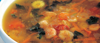 Spring Season Shrimps Soup