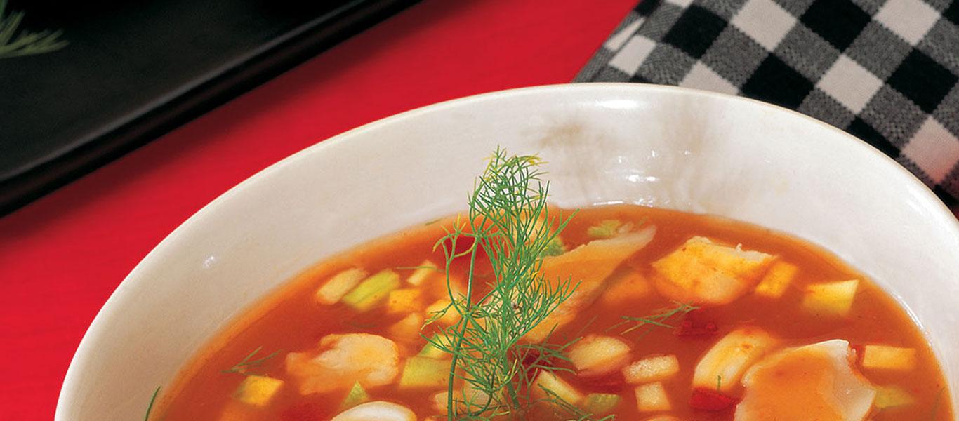 Seafood Minestrone Soup