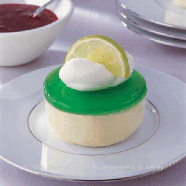 Panna Cotta and Lime Jelly