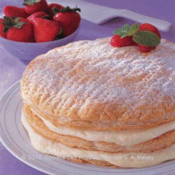 Puff Pastry with Pastry Cream