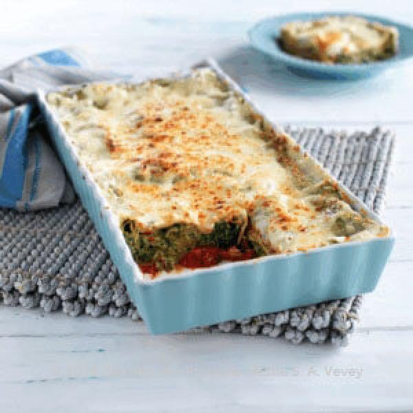 Spinach and Rocket Leaf Lasagna