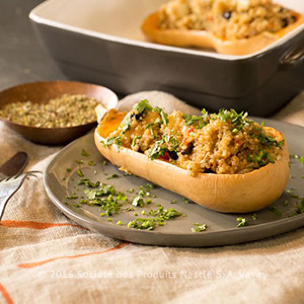 Mediterranean Stuffed Squash