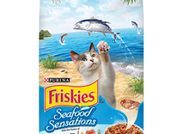Friskies Seafood Sensations Cat Dry Food 1.43kg