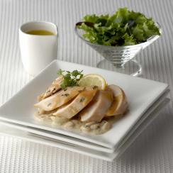 Chicken Breast with a Velouté of Turnips and White Beans