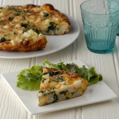 Spinach and Goat Cheese Tortilla