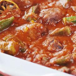 45607 Okra stew with Spicy Sausage