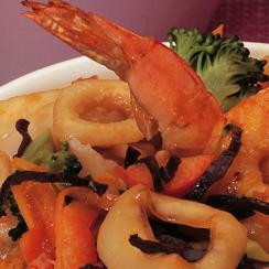 Thai Style Stir Fried Seafood