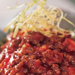 Pasta with Curry Lamb