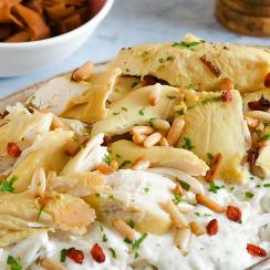 Rice Chicken Fatteh