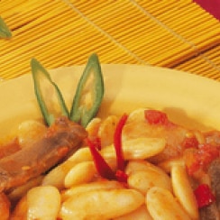 White Beans and Meat Stew