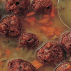 Kofta and Vegetables Soup