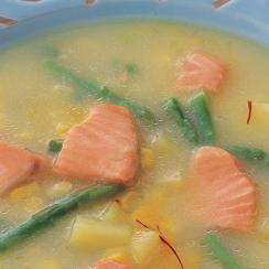 Salmon and Asparagus Soup