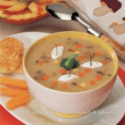 Pumpkin and Cream of Mushroom Soup