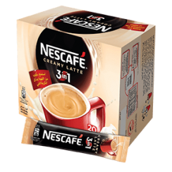 قهوة نسكافيه® 3 في 1 لاتيه الكريمية - علبة حجم عادي
