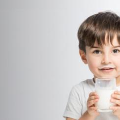 IF A CHILD HAS LACTOSE INTOLERANCE THEN HE CANNOT DRINK ANY MILK