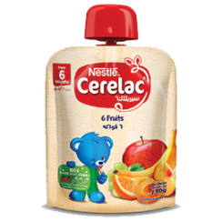 Nestlé® CERELAC Fruits Puree Pouch 6 Fruits 90g