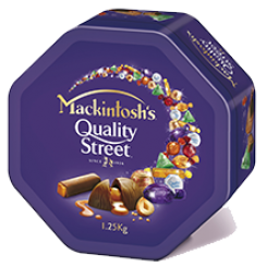 MACKINTOSH&#039;S® QUALITY STREET® Chocolate Tin 1.25kg