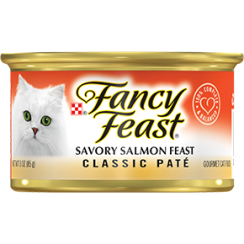 طعام القطط الرطب فانسي فيست كلاسيك بالسلمون