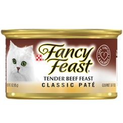 طعام القطط الرطب فانسي فيست كلاسيك باللحم
