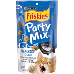 Friskies Party Mix Cat Treats Beachside Crunch