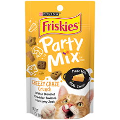 Friskies Party Mix Cat Treats Cheezy Crunch