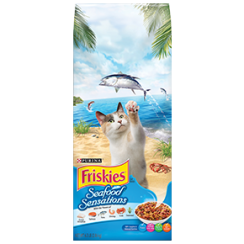 Friskies Seafood Sensations Cat Dry Food 2.86kg