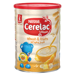 Nestlé®CERELAC Infant Cereals with iRON+ WHEAT &amp; FRUITS 400g Tin