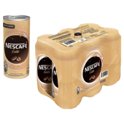 Nestlé®Ready To Drink Latte Chilled Coffee 6 Pack
