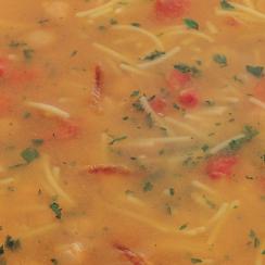 شوربة حب الحمص والشعيريّة