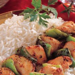 شيش طاووق مع الأرز الأبيض