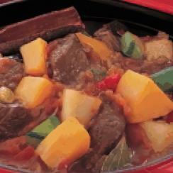 مرق الخضار بلحم البقر