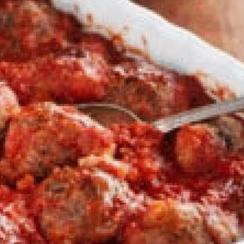 Smoked Eggplant Meatballs in Tomato Sauce