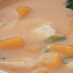 Thai Style Chicken and Pumpkin Soup