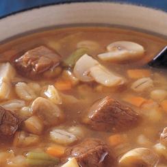 Barley with Beef and Mushroom Soup